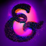 A photo of an ampersand